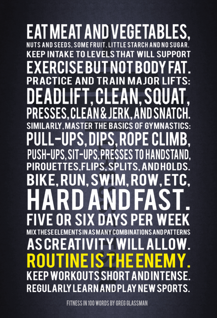 World-class fitness in 100 words, via CrossFit